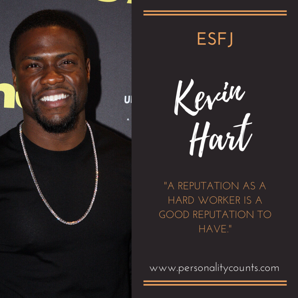 Kevin Hart Personalty Type - ESFJ