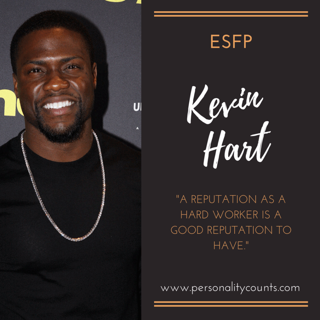 Kevin Hart ESFP Personality Type 