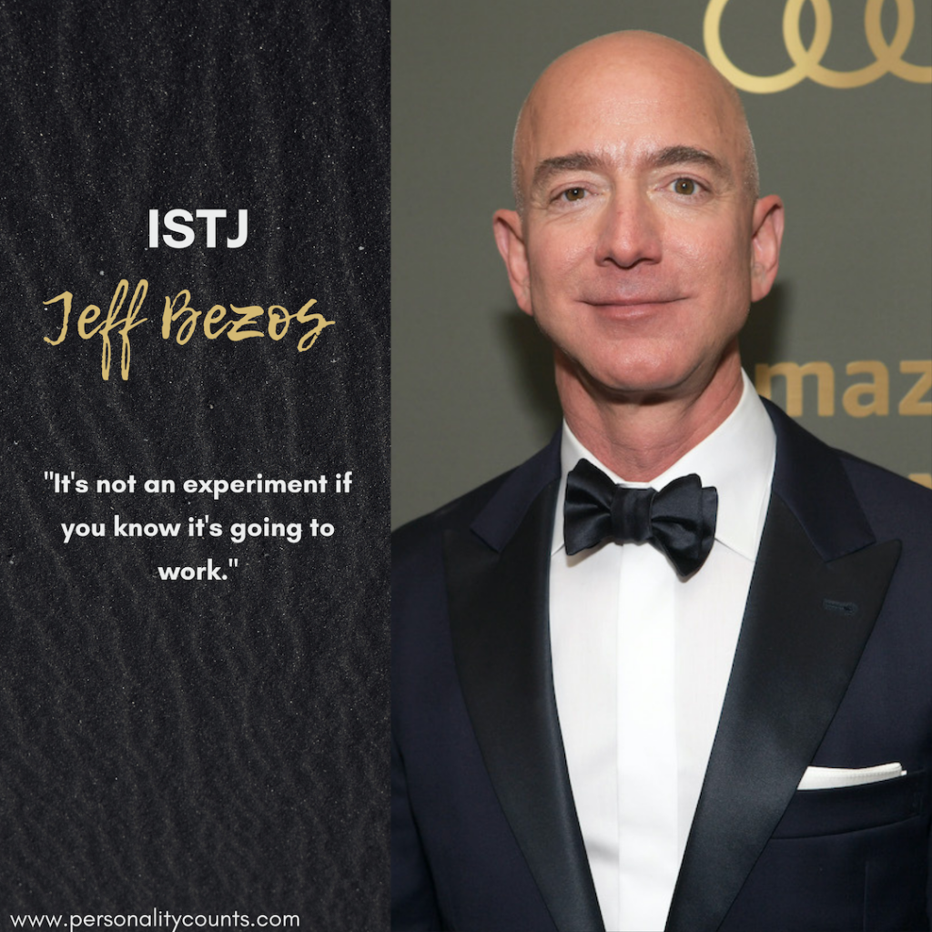 Jeff Bezos Personality Type – ISTJ
