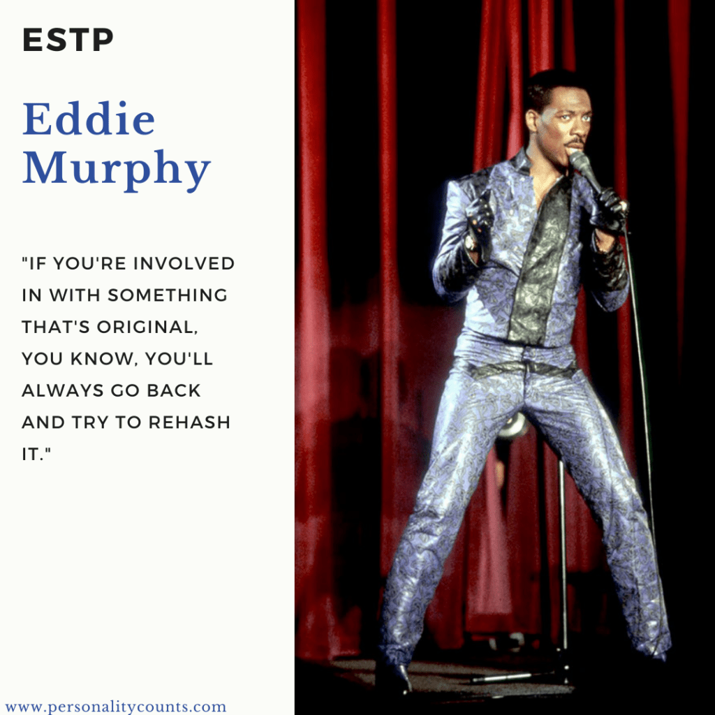 Eddie Murphy Personality Type - ESTP