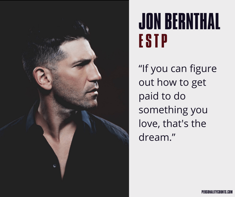Jon Bernthal Personality Type - ESTP