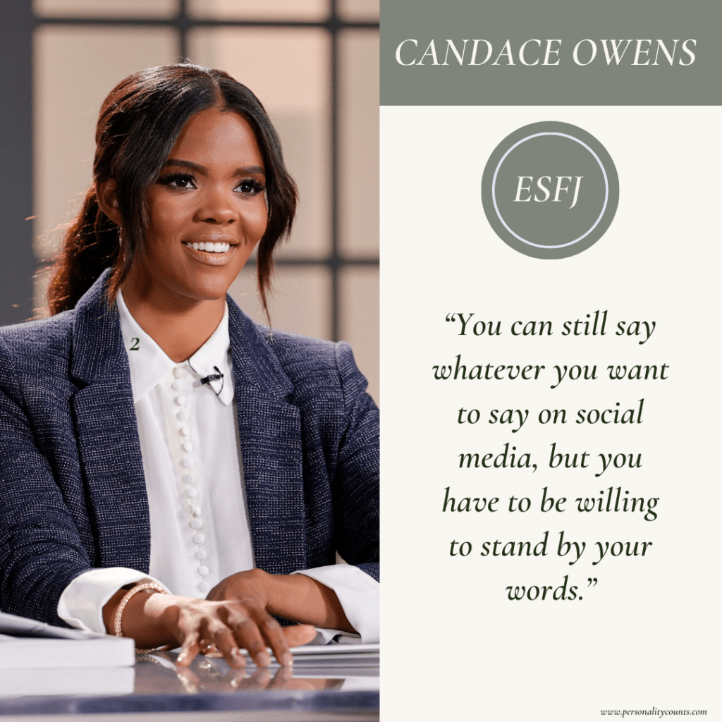 Candace Owens Personality Type - ESFJ