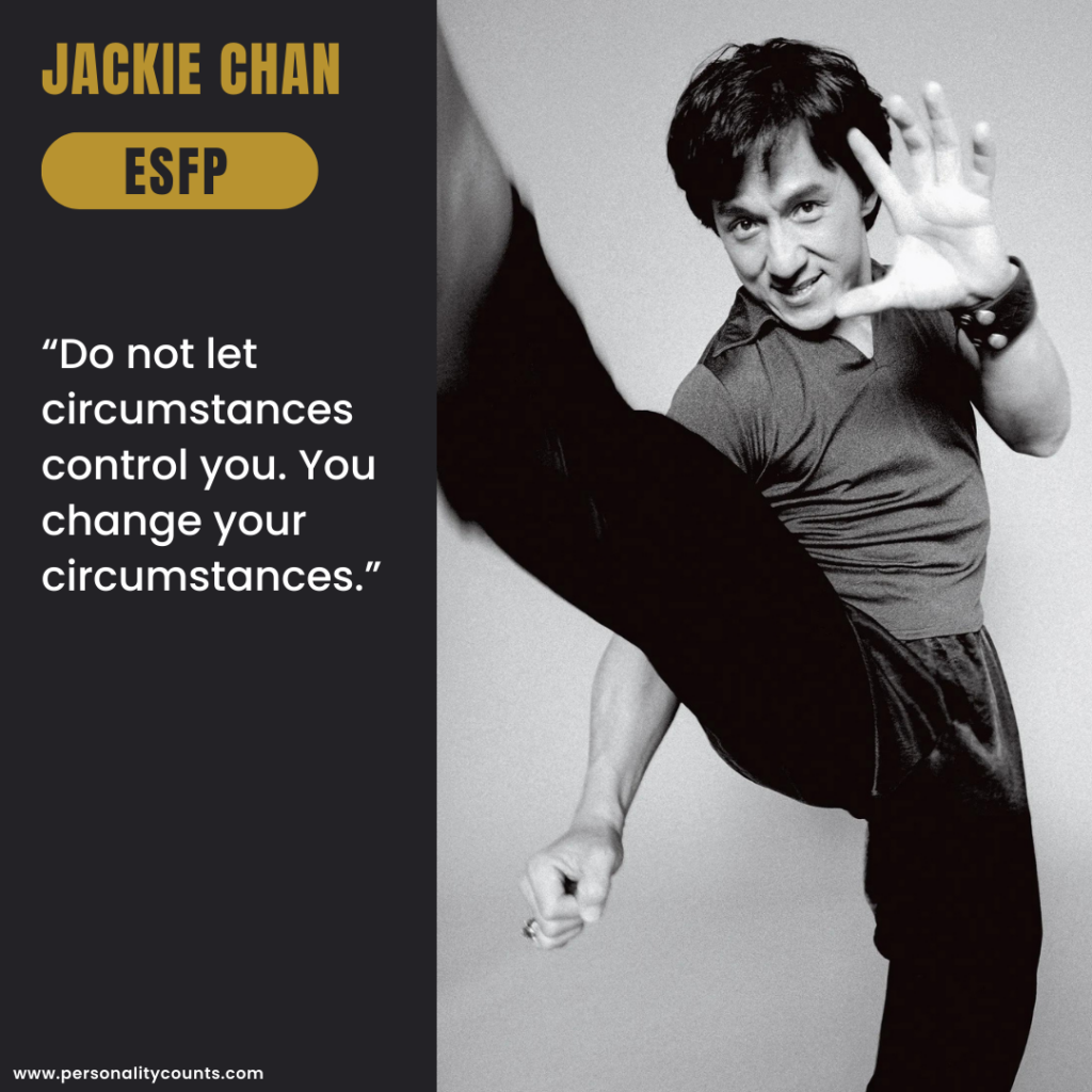 Jackie Chan Personality Type - ESFP