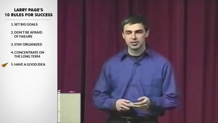 Larry Page's 10 Rules For Success