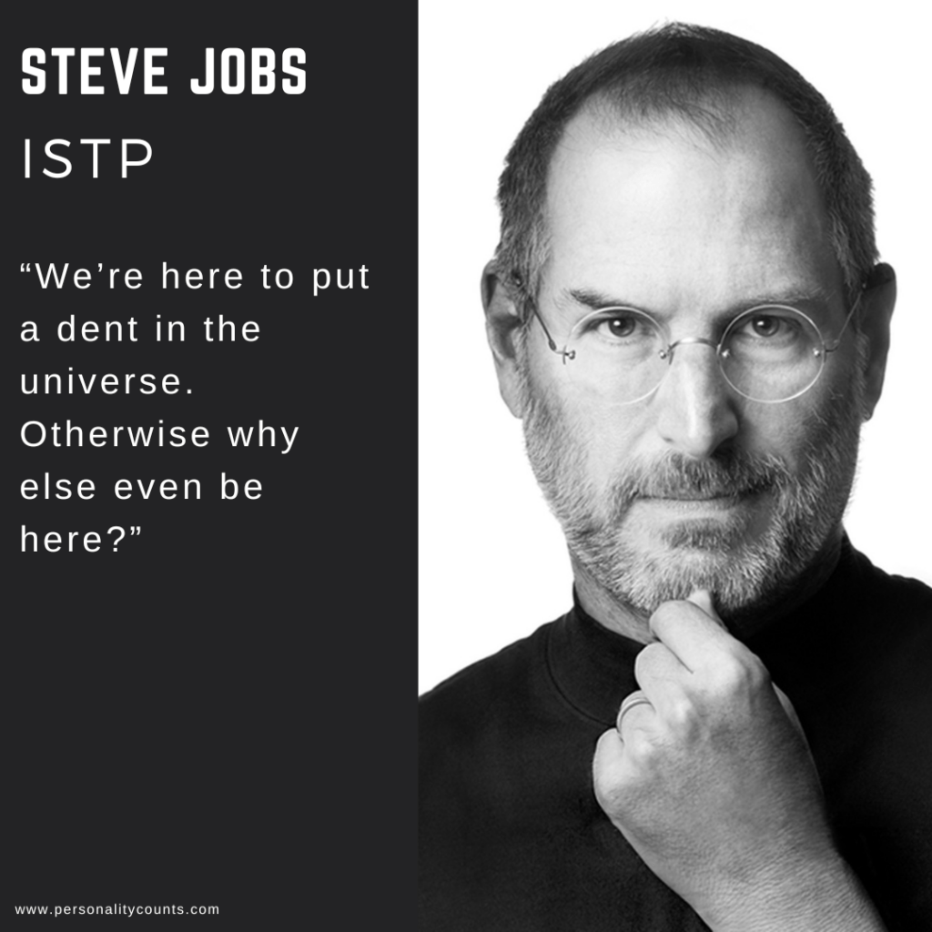 Steve Jobs Personality Type - ISTP
