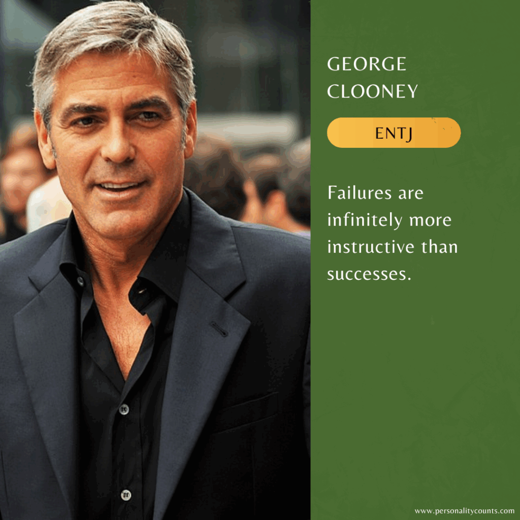 George Clooney ENTJ Personality Type
