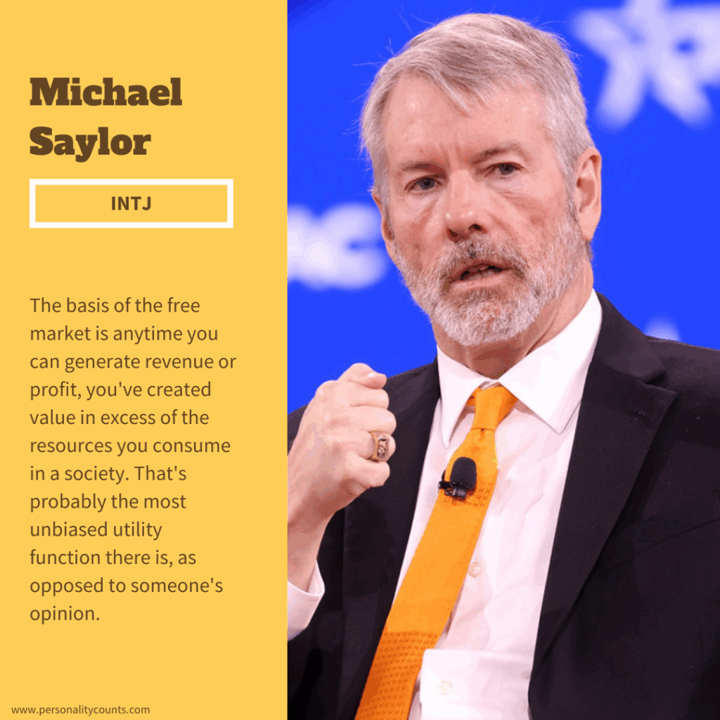 Michael Saylor INTJ Personality Type 