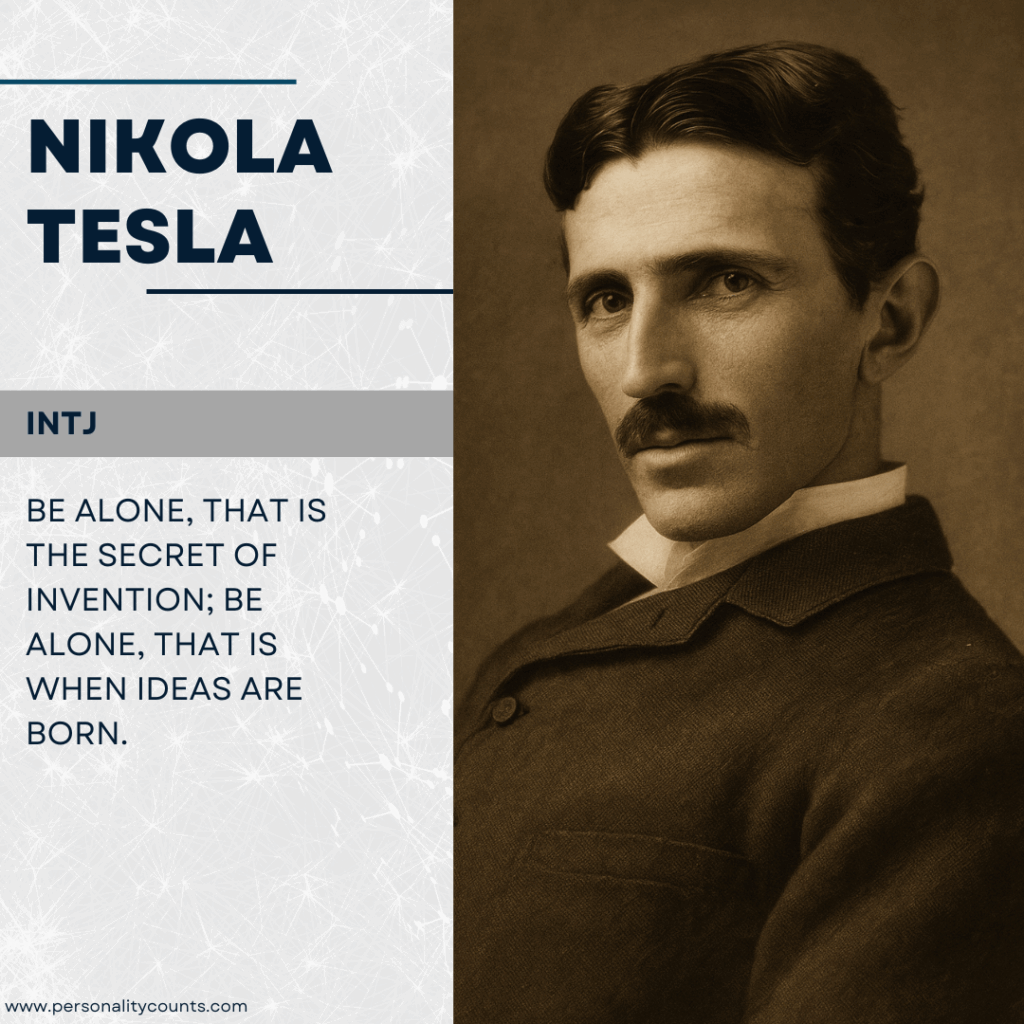 Nikola Tesla INTJ Personality Type 