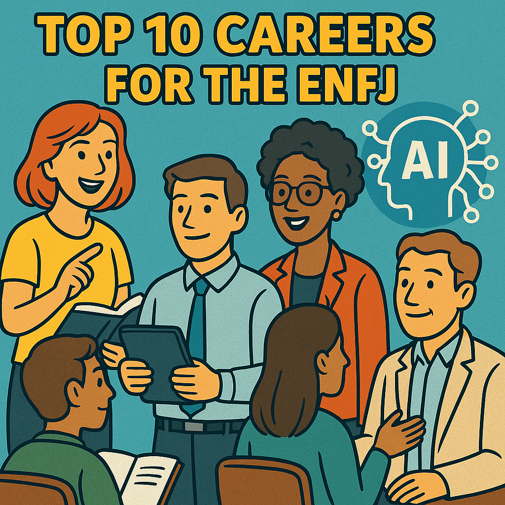 ENFJ professionals in teaching, counseling, leadership, and technology fields